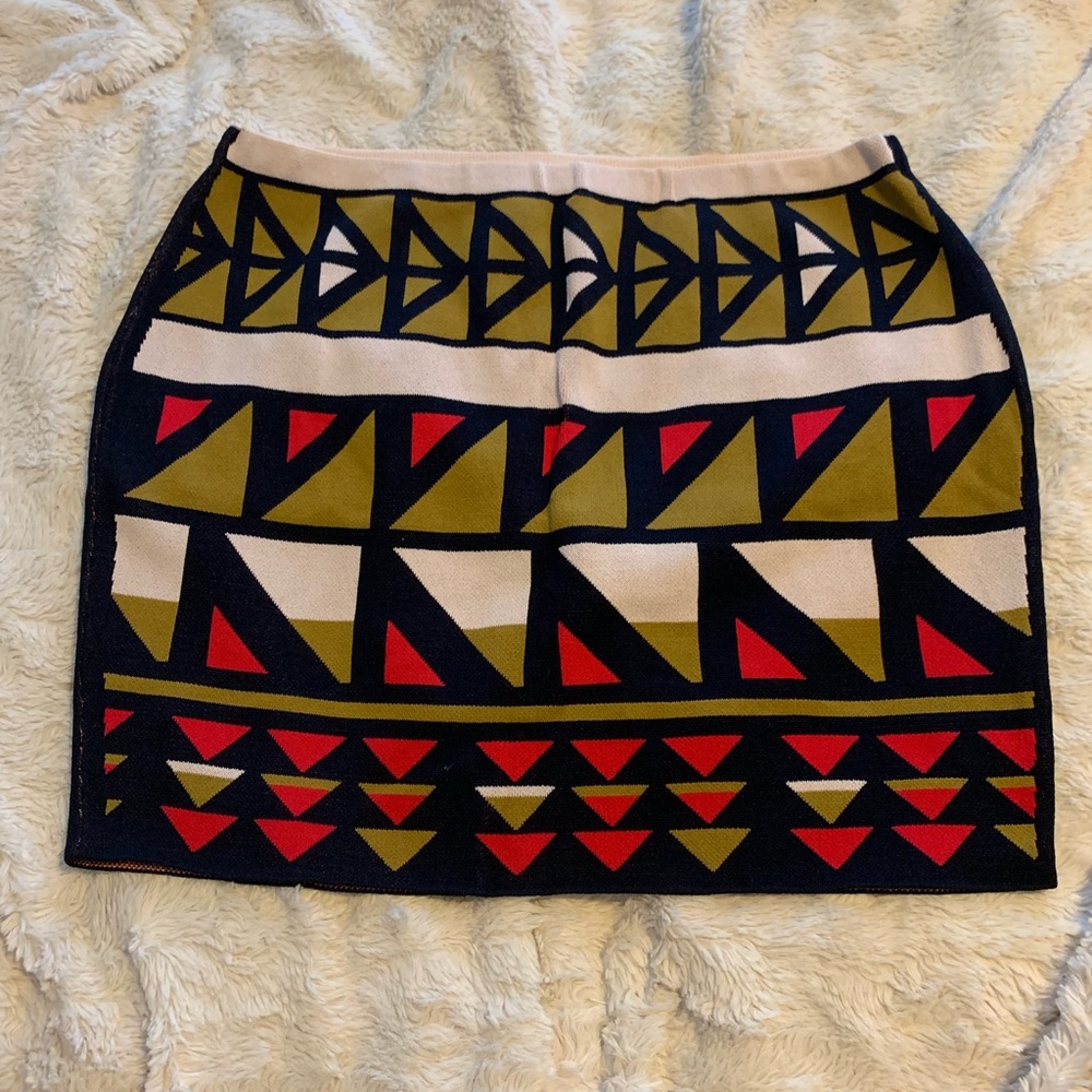 Rachel Roy Aztec mini skirt